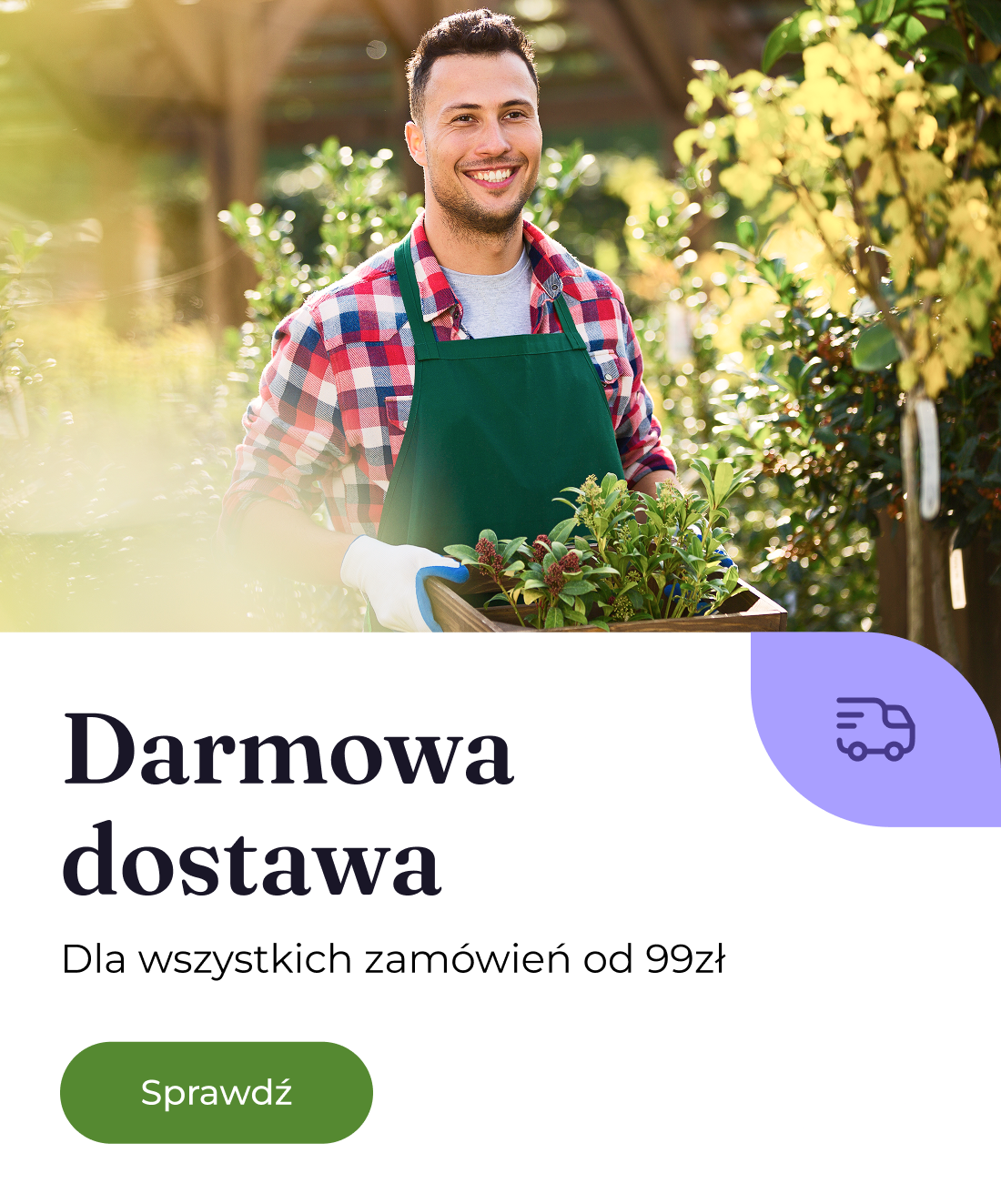 Darmowa dostawa od 99 zł